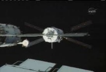La ATV-5, unida a la estación espacial internacional La ATV-5, unida a la estación espacial internacional