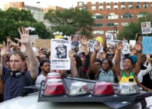 Manifestantes en Nueva York