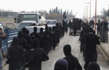 Miembros del estado islámico en la ciudad siria de Tel Abiad, cerca de Turquía, en enero de 2014