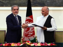 Abdulá Abdulá-izquierda-y Ashraf Ghani Abdulá Abdulá-izquierda-y Ashraf Ghani