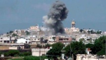 Coalición antiyihadista bombardea por primera vez posiciones del EI en Siria Coalición antiyihadista bombardea por primera vez posiciones del EI en Siria