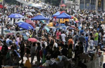 Manifestantes en Hong Kong Manifestantes en Hong Kong