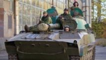 Milicianos en Donetsk Milicianos en Donetsk