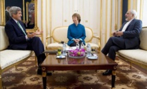 De izquierda a derecha, Kerry, Ashton y Zarif. De izquierda a derecha, Kerry, Ashton y Zarif.