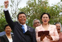 Ravalomanana y su esposa Lalao Ravalomanana y su esposa Lalao