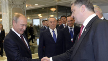 Putin-izquierda-y Poroshenko Putin-izquierda-y Poroshenko