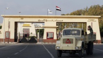 La frontera de Rafah, entre Egipto y Palestina La frontera de Rafah, entre Egipto y Palestina