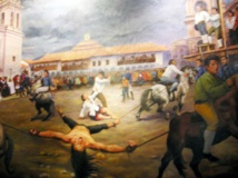 Cuadro que representa el descuartizamiento de Tupac Amaru el 18 de mayo de 1781 Cuadro que representa el descuartizamiento de Tupac Amaru el 18 de mayo de 1781