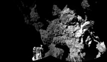 Philae en el cometa