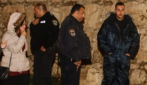 Policías israelíes en Jerusalén Policías israelíes en Jerusalén