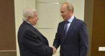 Ualid Al Mualim-a la izquierda-y Vladimir Putin Ualid Al Mualim-a la izquierda-y Vladimir Putin