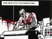 Una viñeta del comic Yo, asesino Una viñeta del comic Yo, asesino