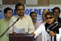 Los delegados de las FARC en Cuba