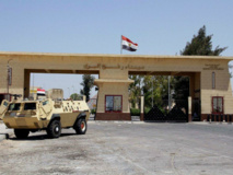 La frontera egipcia en Rafah La frontera egipcia en Rafah
