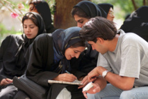 Jóvenes iraníes en 1999 Jóvenes iraníes en 1999