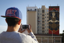 El mural en Málaga El mural en Málaga