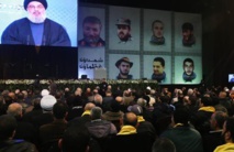 Cientos de personas escuchan a Hasan Nasralá en Beirut Cientos de personas escuchan a Hasan Nasralá en Beirut