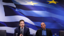 Dijsselbloem-a la izquierda-y Varoufakis, ayer en Atenas Dijsselbloem-a la izquierda-y Varoufakis, ayer en Atenas