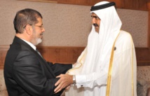 Muhammad Mursi y Hamad bin Jalifa Al Thani Muhammad Mursi y Hamad bin Jalifa Al Thani