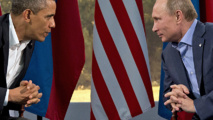 Obama-a la izquierda-y Putin