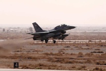 Un cazabombardero jordano Un cazabombardero jordano