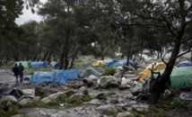 Emigrantes africanos en el monte Gurugú Emigrantes africanos en el monte Gurugú