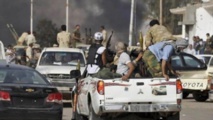 Hombres armados en Libia Hombres armados en Libia