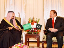 El anterior príncipe saudí con el presidente paquistaní Sharif El anterior príncipe saudí con el presidente paquistaní Sharif