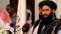 Los portavoces de los taliban, en Catar Los portavoces de los taliban, en Catar