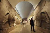 Los toros alados en el museo de Bagdad