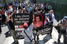 Manifestación de periodistas en Guatemala