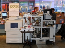 Una de las máquinas para imprimir libros