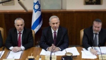 Netanyahu en una reunión del gobierno anterior