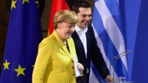 Angela Merkel y Alexis Tsipras