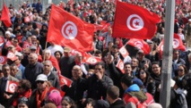 La manifestación contra el terrorismo
