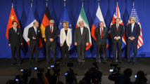 Los ministros de Exteriores de Irán, Estados Unidos, Rusia, China, Francia, Reino Unido, Alemania y la UE Los ministros de Exteriores de Irán, Estados Unidos, Rusia, China, Francia, Reino Unido, Alemania y la UE