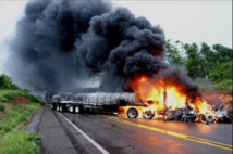 Vehículos incendiados en Jalisco