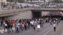 Manifestantes de origen etíope en Tel Aviv