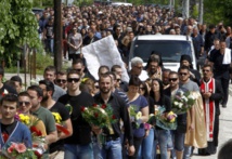 Funeral por un policía macedonio