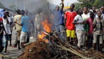 Manifestantes contra la reelección de Nkurunziza