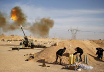 Milicianos de Fayr Libia-amanecer de libia-cerca de Sirte Milicianos de Fayr Libia-amanecer de libia-cerca de Sirte