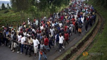 Manifestantes contra el presidente Nkurunziza, en Burundi