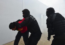 Policías entrenándose en Amozoc de Mata Policías entrenándose en Amozoc de Mata