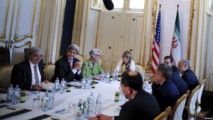 Las delegaciones iraní y estadounidense en Viena.