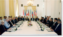 Las delegaciones reunidas en Viena, Austria