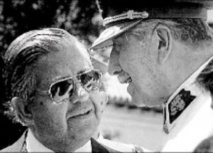 Manuel Contreras-a la izquierda-y Augusto Pinochet Manuel Contreras-a la izquierda-y Augusto Pinochet