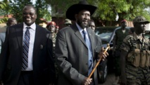 Machar-a la izquierda-y Kiir en 2010 Machar-a la izquierda-y Kiir en 2010