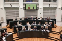 Un pleno del ayuntamiento de Madrid Un pleno del ayuntamiento de Madrid