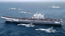 El portaaviones chino Liaoning El portaaviones chino Liaoning
