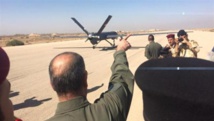 Un dron-avión sin piloto-del ejército iraquí